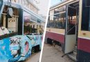 Арт-трамвай перекрасили в обычные цвета в Нижнем Новгороде